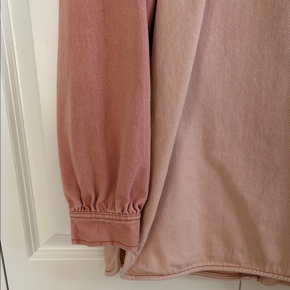 Blue B Pink Ruffled Jean Jacket - Picture 6 of 8